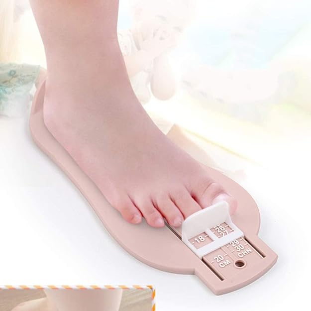 Baby & Kids Foot Size Measuring Ruler – Adjustable Shoe Size Gauge