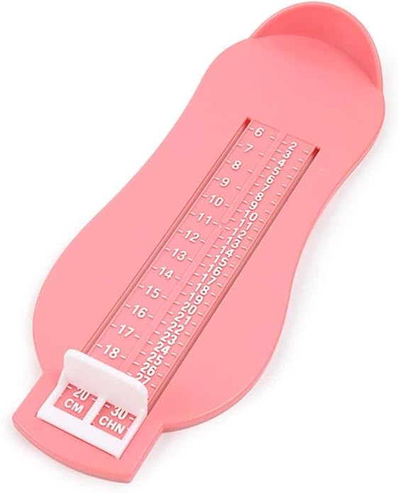 Baby & Kids Foot Size Measuring Ruler – Adjustable Shoe Size Gauge