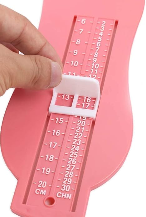Baby & Kids Foot Size Measuring Ruler – Adjustable Shoe Size Gauge