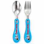 Kids’ Spoon & Fork with Cartoon Handles – BabyBloom Essentials
