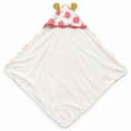 Baby Hooded Towel 90×90 cm – Apple Bear Design – BabyBloom Essentials