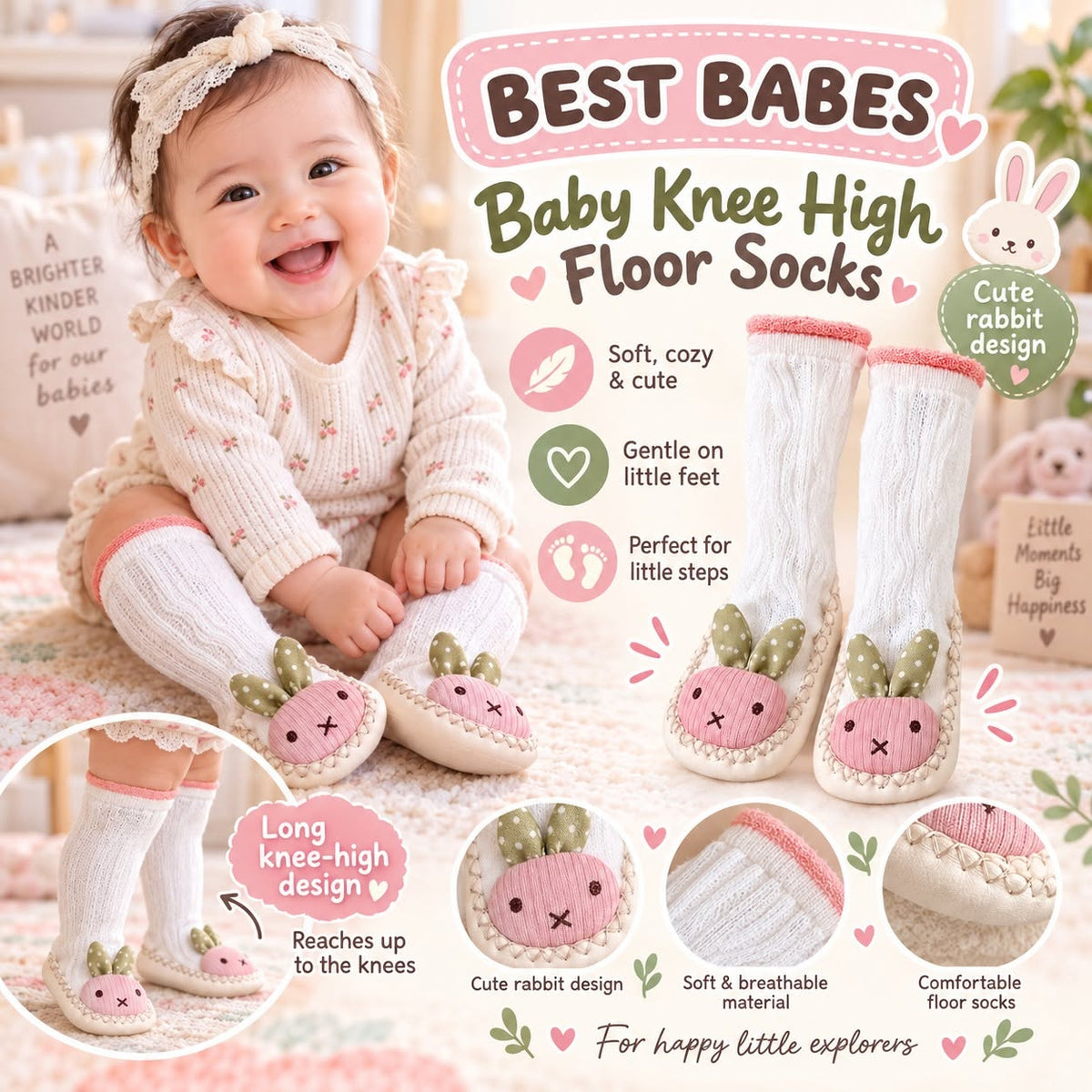 Baby Floor Socks – product photo 2