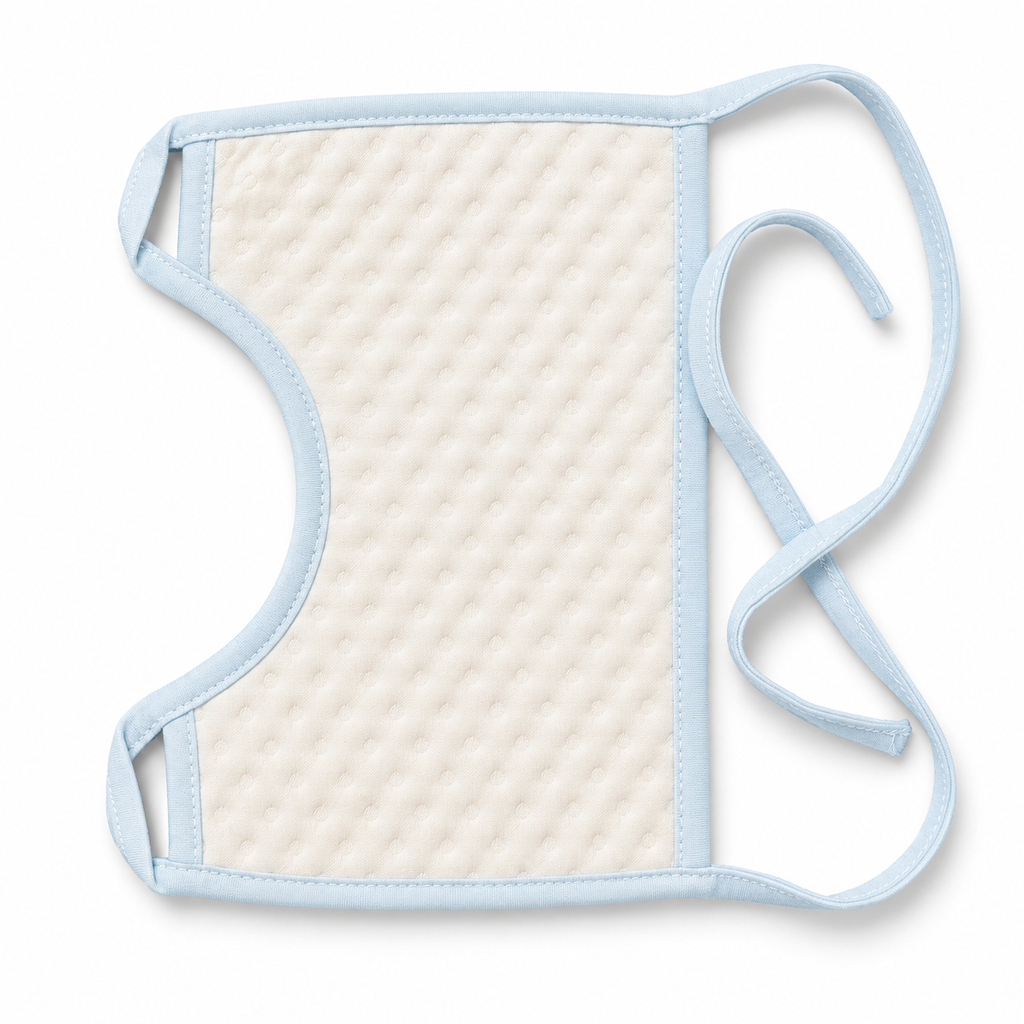Baby Feeding Bib — Clouds & Bunny Designs – product photo 3