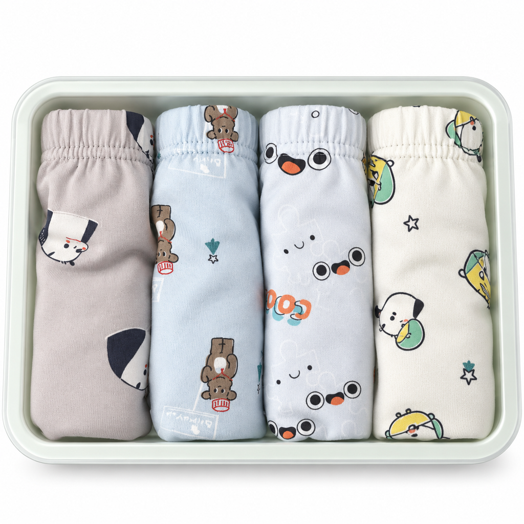 Kids' Boxer Briefs in Box — 4-Piece Set – product photo 5