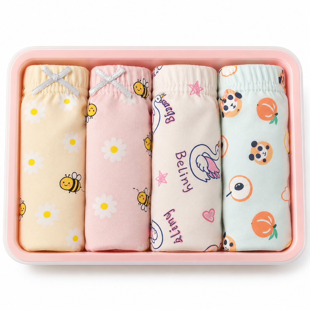 Kids' Boxer Briefs in Box — 4-Piece Set – product photo 2