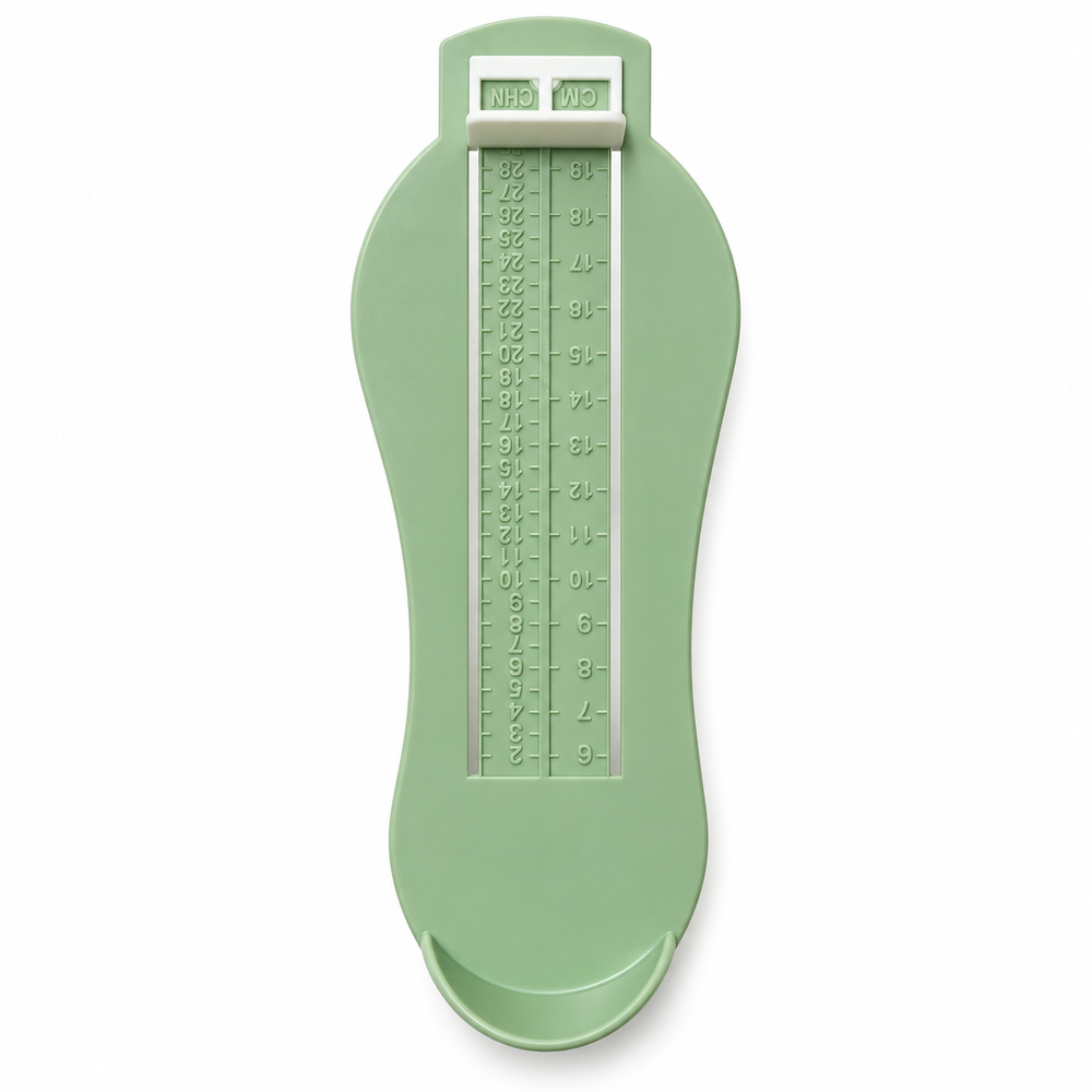 Baby & Kids Foot Size Measuring Ruler – Adjustable Shoe Size Gauge – BabyBloom Essentials
