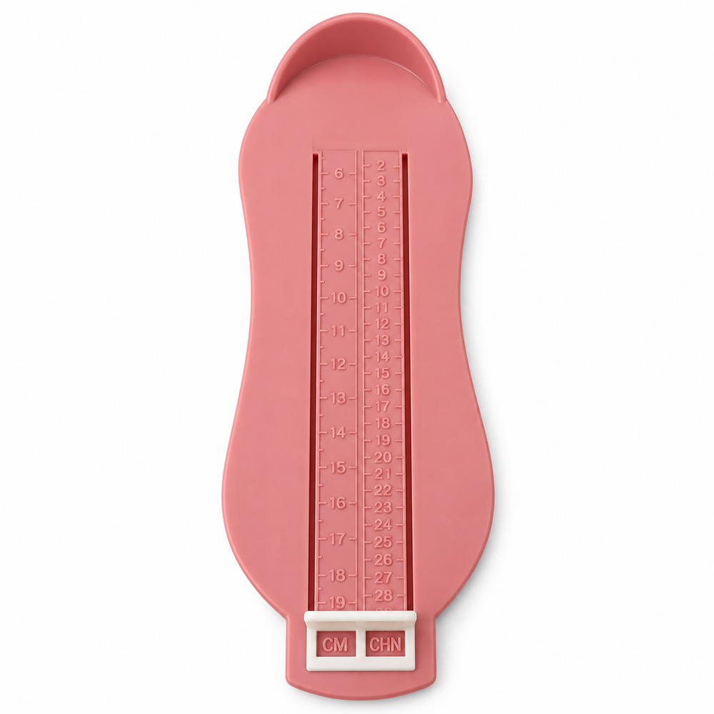 Baby & Kids Foot Size Measuring Ruler – Adjustable Shoe Size Gauge – product photo 2