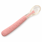 Baby Feeding Spoon with Textured Handle – Pink & Blue – BabyBloom Essentials