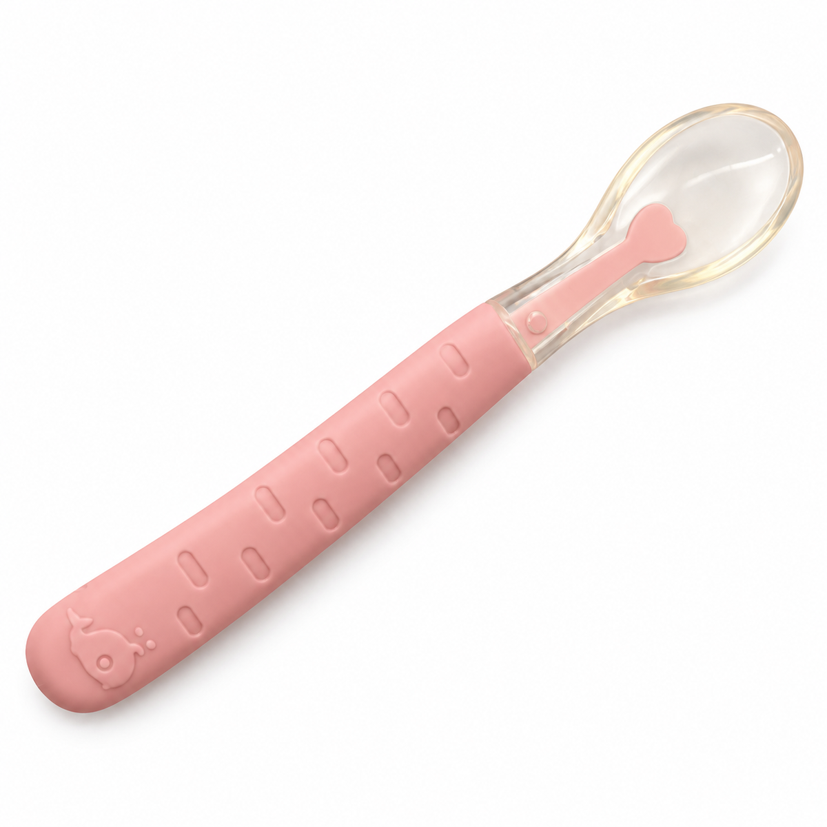 Baby Feeding Spoon with Textured Handle – Pink & Blue – BabyBloom Essentials