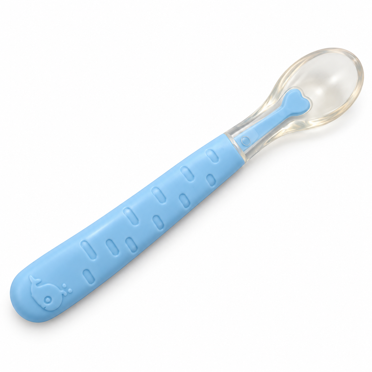 Baby Feeding Spoon with Textured Handle – Pink & Blue – product photo 2