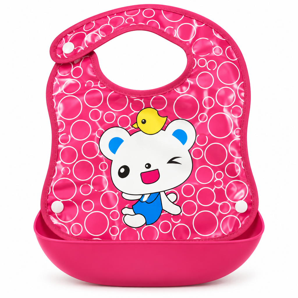 Silicone Baby Feeding Bib – product photo 3
