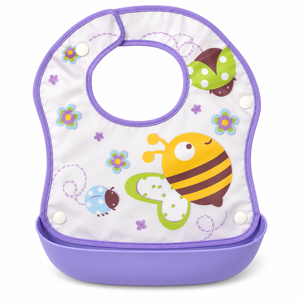 Silicone Baby Feeding Bib – product photo 11