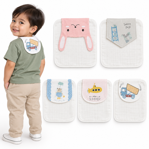 Aus Kuala sweat towel designs with AI toddler demonstration