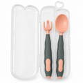 Baby Spoon & Fork Set with Travel Case – 2pcs – BabyBloom Essentials