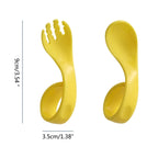 Baby Training Spoon & Fork Set with Travel Case – Easy Grip